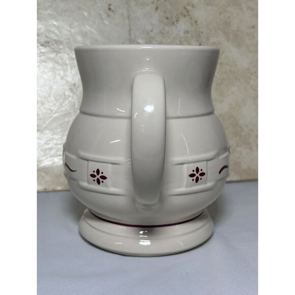 Longaberger Woven Traditions Red 2Qt Milk Pitcher - NWOB - Picture 6 of 7